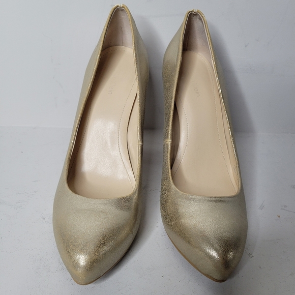 Calvin Klein Metallic Elita Pump SZ 7 - Picture 1 of 7